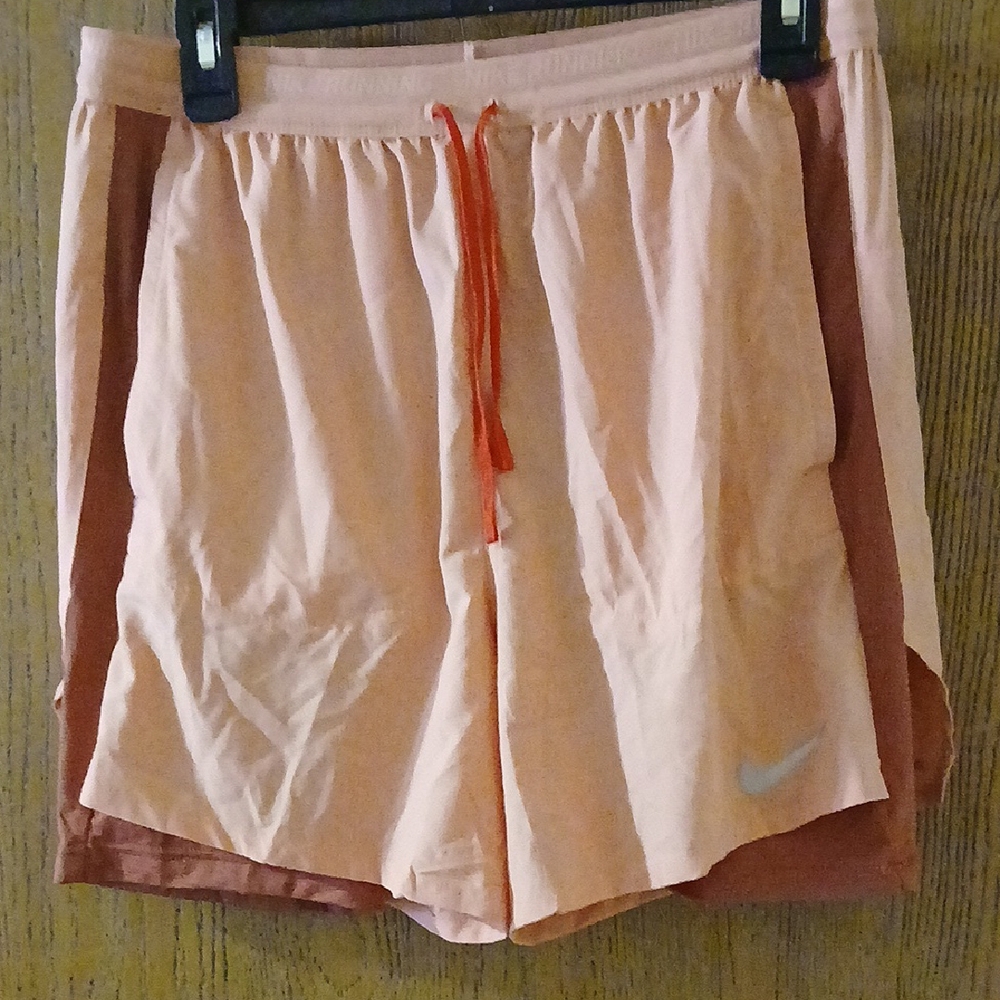 Nike Light Pink and Orange Shorts